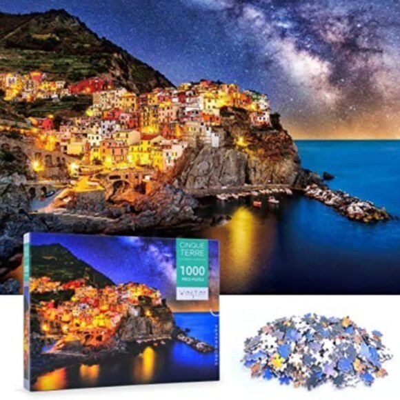 VASTAR 1000 Piece Jigsaw Puzzle for Adults | Cinque Terre Landscape | NIB - Picture 5 of 5